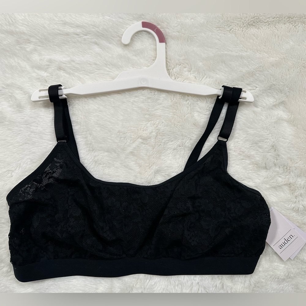 Auden Elegant Black Lace Bralette